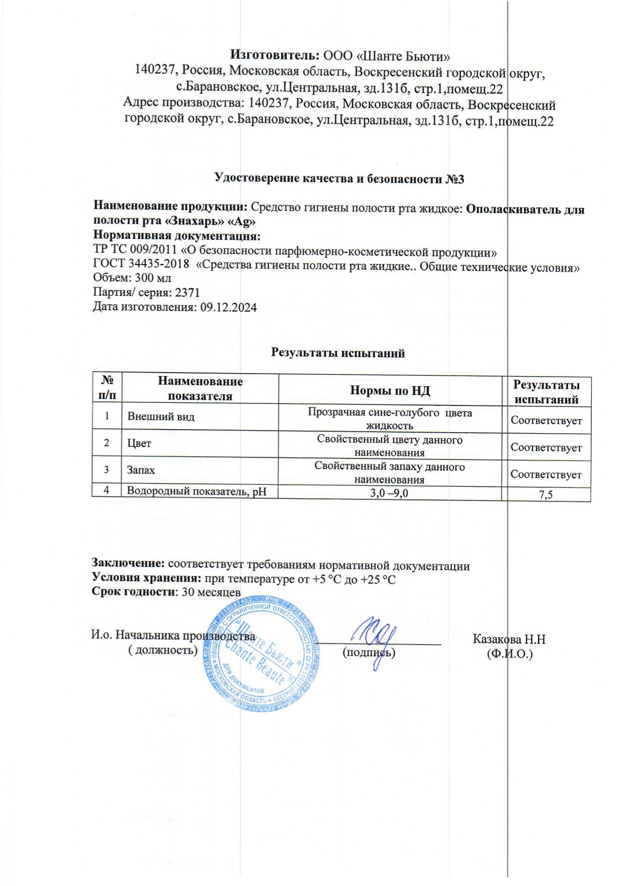 Паспорт №122024